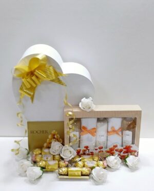 מארז ספא יוקרתי וניל פטצ'ולי עם פררו רושה – תמונה 2