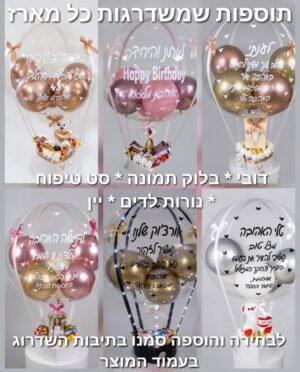 מארז בלון פורח ספא מהודר לאישה עם פררו רושה פרחים – תמונה 2